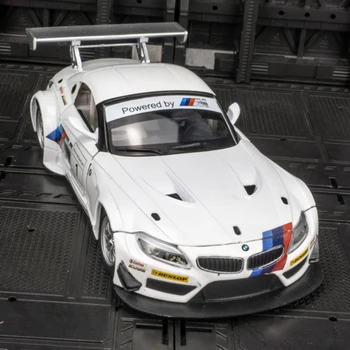 1:24 BMW Z4 Zlitine dirkalnika Model Diecast Kovin, Igrače, Športni Avtomobil Modela Visoko Simulacije Zvoka in Svetlobe, Zbirka Otroško Darila