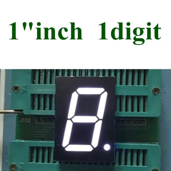 10PCS Bela 1 cm 7 Segment LED Zaslon 34*24*10.5 MM Nixie cev 1 Bit Digitalni Cevi Plastičnih Kovinskih Skupno katodo