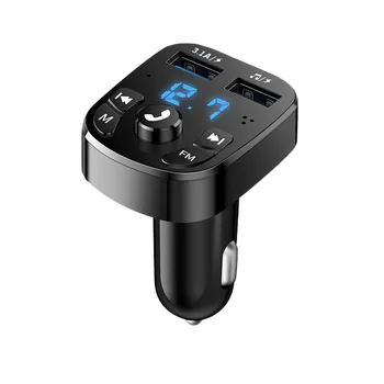 12-24V Avtomobilski Bluetooth, FM Oddajnik Avdio Avto Mp3 Player, USB Avto Hitro Polnjenje Elektronska Oprema