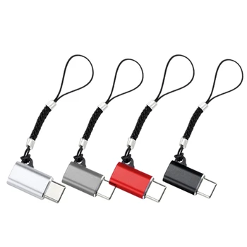 16FB USB Tip C (moški) na Mikro USB (ženska) Adapter s Vrv, Zanesljivo Polnjenje in Sinhronizacijo Možnost Splošno Združljiva
