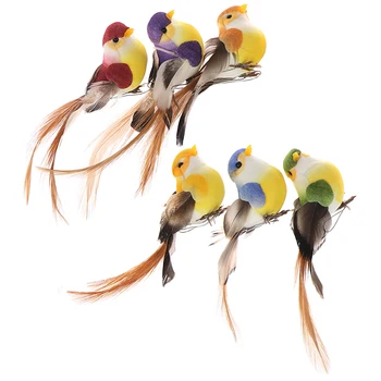 1Pc Simulacije Papiga Vrt Dekoracijo Ustvarjalne Travnik Figur Ornament Živali, Ptic na Prostem Vrt Stranka Prop Dekoracijo