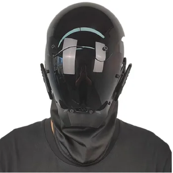 2023 Novo Cyberpunk Maske Za Noč Čarovnic Odraslih Poln Obraz Mecha Obraz Dekoracijo