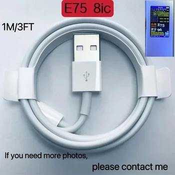 20pcs/10pcs 1M/3FT Resnično Izvirno 8ic E75 Čip Polnilnik USB Podatkovni Kabel za Foxconn phone 7 8 11 12 13 14 kabel polnilnika