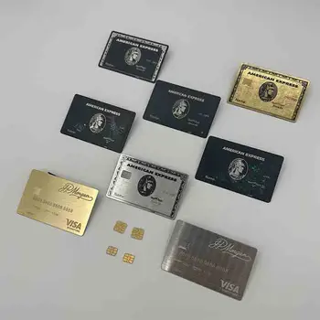 4428 po Meri laser-rezani po meri napredno magnetni trak Države banke black metal kreditne kartice