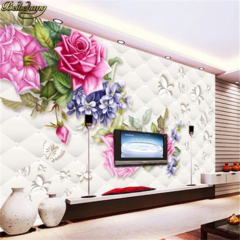 beibehang Luksuzni ozadje steno stensko de papel parede cvetlični fotografijo stene papirja stropne freske fotografijo za ozadje papier peint behang