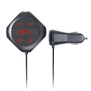 Bluetooth, združljiva Prostoročna oprema za Avto FM Oddajnik Zvok Glasbe MP3/WMA Predvajalnik Napetost Prikaz 5V 2.5 Dvojno USB Avto Polnilec