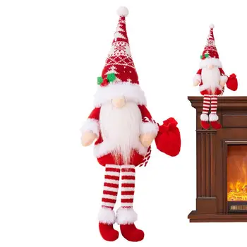 Božič Brezosebna Lutka Gnome Decor Srčkan Ročno Švedski Tomte Palčki Plišastih Božični Škrat Lutka Tomte Elf Z Dolgo Nogo Plišastih