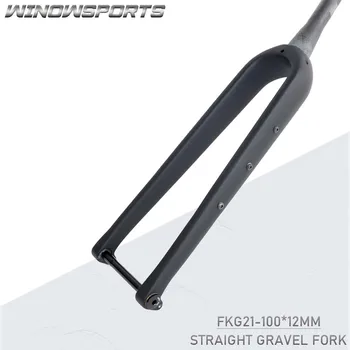 Carbon vilice gramoz 700 c Ogljikovih gramoz vilice FKG21 Ravne Cevi, lahko izberete Skrit kabel Vilice Rake 50mm