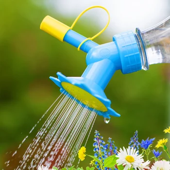 Doma Na Vrtu Cvet Rastline Vodne Brizgalke Za Cvet Waterers Steklenico Zalivanje Pločevinke Sprinkler 2 V 1 Plastičnih Sprinkler Šoba