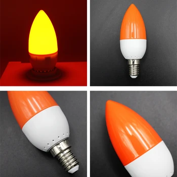 E14 LED Barva Sveče Nasvet Žarnice, Barve, Svetloba Sveče