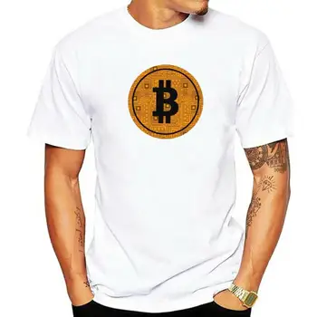Edinstven Bitcoin Tshirt Za Moške Kratke Rokave Cryptocurrency Blockchain T Srajce O-Vratu Odraslih Mehka Bombažna Majica S Kratkimi Rokavi, Oblačila Tshirt
