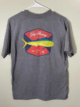 Fant Harvey Original 1986 T-Shirt Mahi Mahi Delfinov, Rib Srednje Velikosti