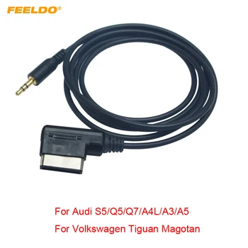 FEELDO 10Pcs Avto Medija AMI MMI Vmesnika 3,5 mm Audio MP3 AUX vmesnik za Audi, Volkswagen AUX Žice Kabel #FD6219