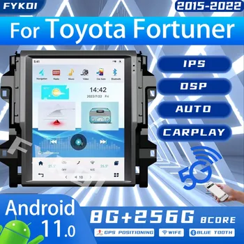 FYKOI Qualcomm Tesla Slog avtoradia Za Toyota Fortuner 2015-2022 Avtomobilske Večpredstavnostna Carplay Android 11 Auto 4G DSP WIFI