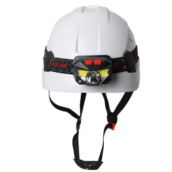 Gradbeništvo zaščitne Čelade Z Led Žaromet CE ABS Trdo Pokrivalo za Glavo, Lahka Teža ANSI Industrijske Dela Ponoči Zaščita Glave