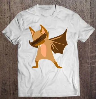 Halloween Dabbing Bat Srčkan Smešno Otroci T-Shirt