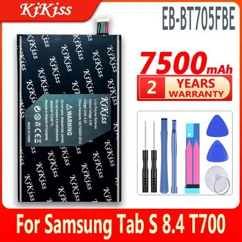 KiKiss Tablet Nadomestna Baterija Za Samsung Galaxy Tab S 8.4 T700 T705 SM-T700 T701 SM-T705 EB-BT705FBE EB-BT705FBC