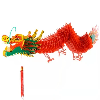 Kitajski Zmaj Papir Dekoracijo Festival Leto Garland Novo Luč, Luči Visi Jeseni 3D Ornamentsdecor Stranka Pomlad