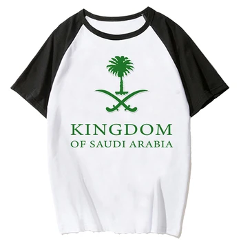 Kraljevina Saudova Arabija vrh ženske poletje manga oblikovalec t-majice ženske anime oblačila