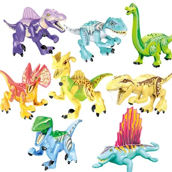 Mala Izgradnjo Bloka Igrače Otrok Dinozaver Igrača Zbrati Opeke Namizno Dekoracijo Dinozaver Svetu Izgradnjo Blok Slika Model za 5+Otrok Darilo