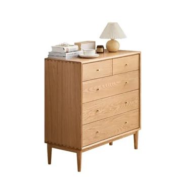 Masivnega lesa, kabinet, minimalistične sodobne hrast, večnamenska omara, Nordijska omara za shranjevanje