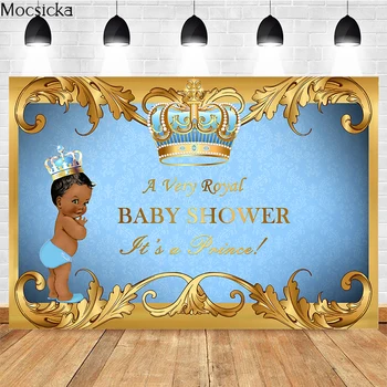 Mocsicka Royal Mali Princ Fotografija Ozadje Biser Krone Dekoracijo Studio Rekviziti Baby Tuš Foto Ozadje Banner