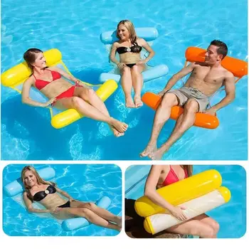 Napihljivi naslanjača plavajoče napihljivi plavajoče drenažo viseči mreži, z neto plavajoče stol, postelja bazen dodatki