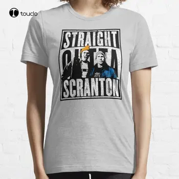 Naravnost Ven Scranton (Varianta) - Leni Scranton T-Shirt Majica S Tee Srajco Po Meri Aldult Teen Unisex Digitalni Tisk Tee Majica