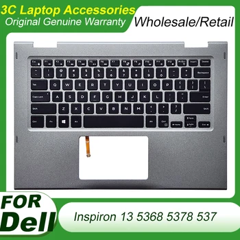 Original Novo za Dell Inspiron 13 5368 5378 5379 0JCHV0 Zgornjem Primeru Zgornjega podpori za dlani Kritje Laptop Tipkovnici latinsko NAS Zamenjajte Osvetlitev ozadja