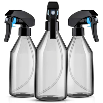 Plastični Spray Za Steklenice čistila,10 OZ Večkratno uporabo Izpraznite Posodo S Trajno Črno Sproži Škropilnica, 9Pack