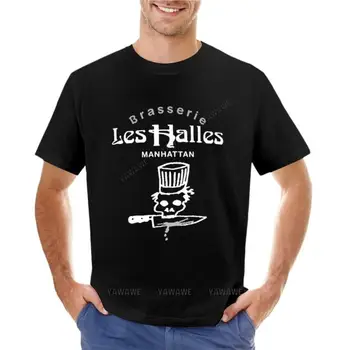 Retro Bourdain Les Halles Nalepke Nalepke Moški Ženske T-Shirt srčkan vrhovi, vrhovi športni navdušenec, t-majice, T shirt majice s kratkimi rokavi moški