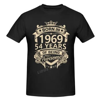 Rojen Leta 1969, 54 Let Počutje Super 54. Rojstni dan Darilo T shirt Harajuku Kratek Rokav T-shirt 100% Bombaž Grafike Tshirt Vrhovi