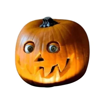 Scary Halloween Buče s Premikanjem Oči, Bučna Okraske Halloween Umetno Buče Dekoracijo A