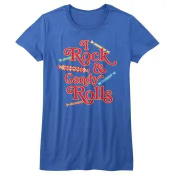 Smarties Bonboni sem Rock & Candy Zvitkih Žensk Fitted Majica s kratkimi rokavi