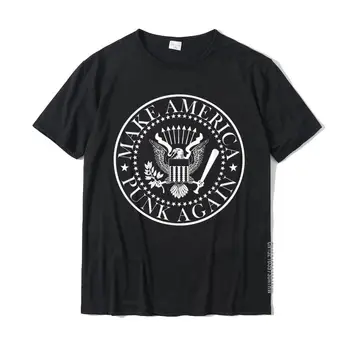 Smešno, Da Amerika Punk Še Enkrat Vintage Rock Pečat T-Majica Bombaž Tees Za Moške, Natisnjen Na Majice T Natisnjeni Oblikovalec