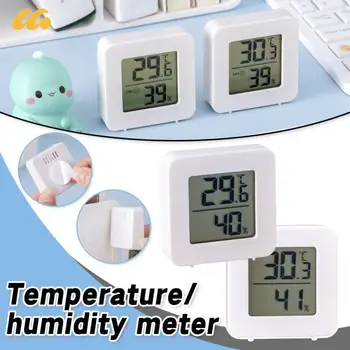 Stenske Mini Temperatura Vlažnost Meter Bela Notranja Multi-scenarij Uporabe Higrometer Opremo Doma Orodja Otroška Soba