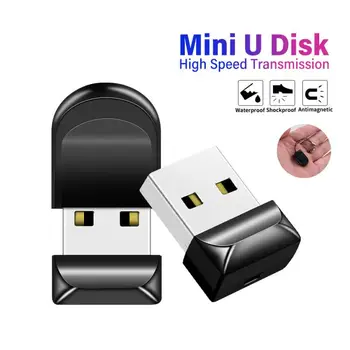 Super Mini USB ključek 32GB 64GB 8GB 16GB 4GB Nepremočljiva Pen Drive visoke hitrosti Thumbdrive Pendrive USB 2.0 Memory Stick