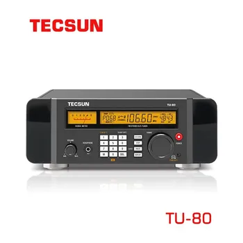 Tecsun TU-80 HIFI FM Oddaja Avdio Sprejemnik DSP procesiranje Signalov, 64~108MHz Frekvenco za 0,1 MHz/0.01 MHz Iskanje