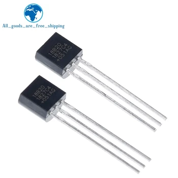 TZT 100 kozarcev/veliko Senzor Elektronski čip DS18B20 to-92 18B20 žetonov Senzor Temperature IC 18b20 diy elektronskih