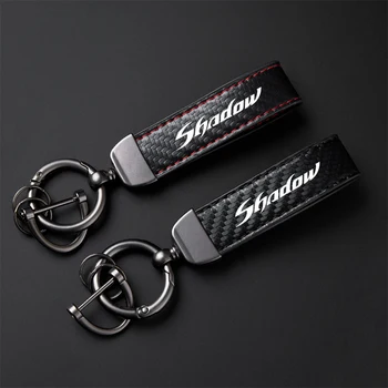 Visoko-kakovostni Razred Ogljikovih Vlaken Motocikel Keychain Imetnik obesek za ključe, za Honda Shadow VT 400 600 750 1100 Dodatki
