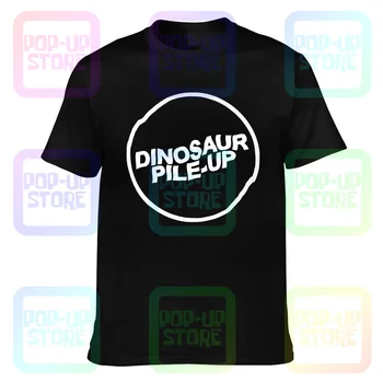 Vroče Dinozaver Pile-Up 3 Vrata Navzdol Post-Grunge Band T-shirt Tee Majica Najboljši Retro Klasična Udobno