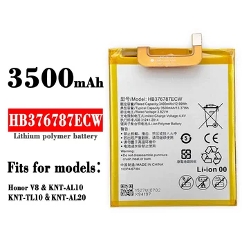 Za HUAWEI Hua wei Čast V8 Baterije HB376787ECW HonorV8 KNT-AL10 KNT-TL10 KNT-AL20 Visoke Kakovosti Zamenjava Notranjega Batteria