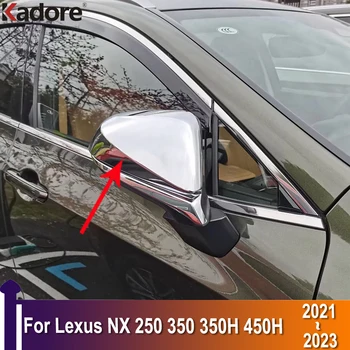 Za Lexus NX 250 350 350H 450H 2021 2022 2023 Stranska Vrata Rearview Mirror Kritje Okraskov Avto Dodatki ABS Chrome