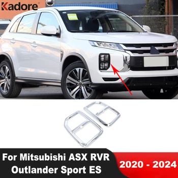 Za Mitsubishi ASX/Outlander Sport ES 2020-2022 2023 2024 Chrome Avto Sprednje Luči za Meglo Lučka za Kritje Trim Foglight Okraskov Dodatki