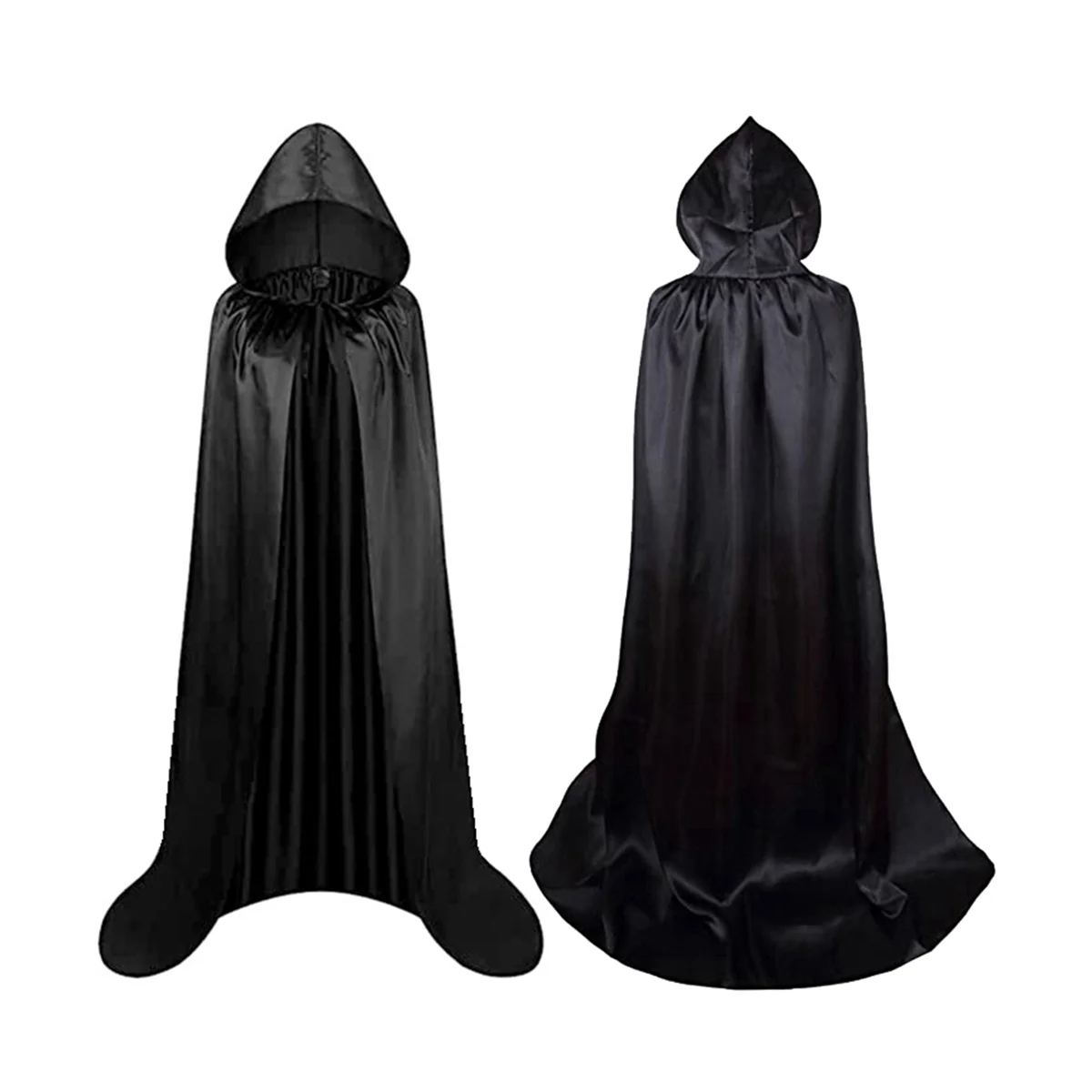 59 Palcev Halloween Kostum Smrti Plašč Črne Smrti Plašč Hudič Plašč L Velikosti 1,5 M Dolgo Primeren za Zunanjo 2Pcs Set