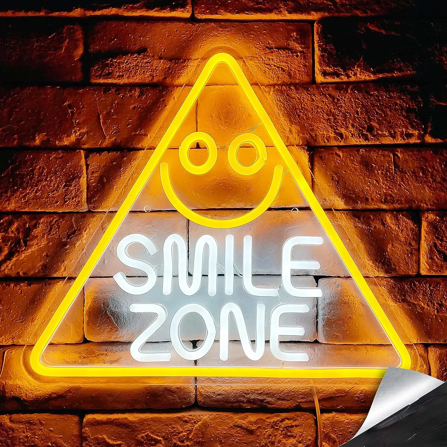 Nasmeh Pas Neon Znak Trikotni Nasmejan Obraz LED Prijavite Nasmejan, Vesel Obraz, Neon, Luči Znak za Pivo Bar Stranka Dekor Počitnice Darilo