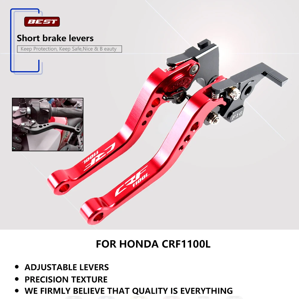 Za Honda CRF 1100 L 2021 CNC Aluminija Kratke Zavorne Sklopko Ročica za motorno kolo Pribor Ročaji Vzvod