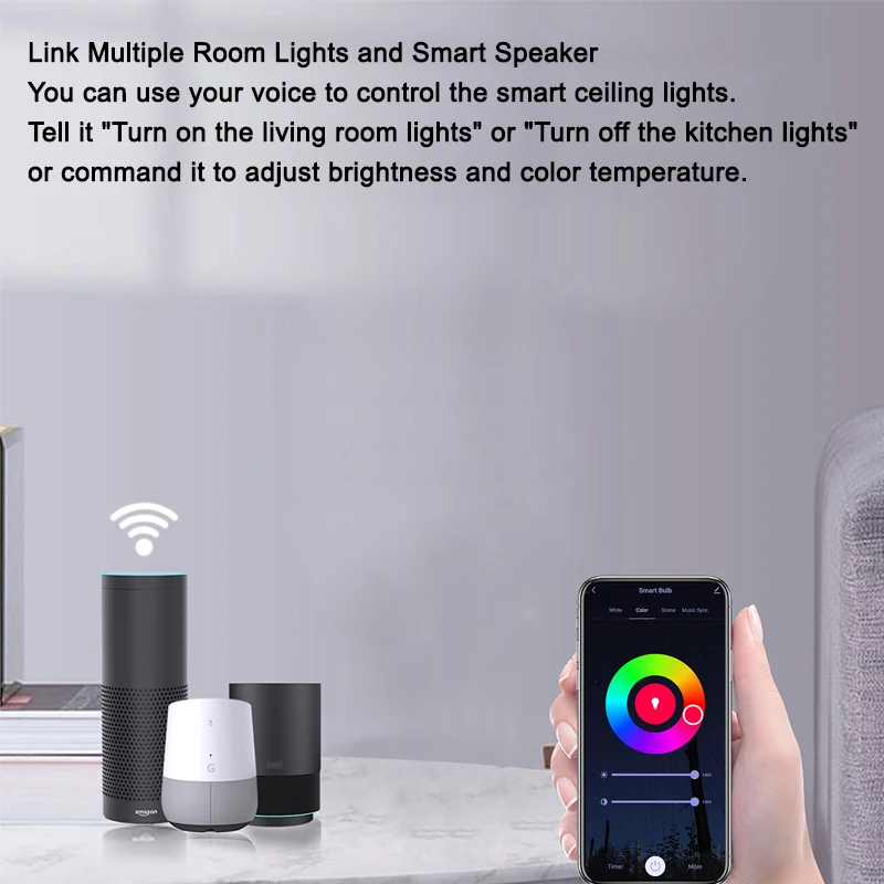 Tuya Smart Svetlobe Wifi Žarnica Zatemniti E14 Sveče Žarnice AC85-265V RGB+CW 5W Smart Življenje APP Podporo Alexa googlova Domača stran Glasovni Nadzor