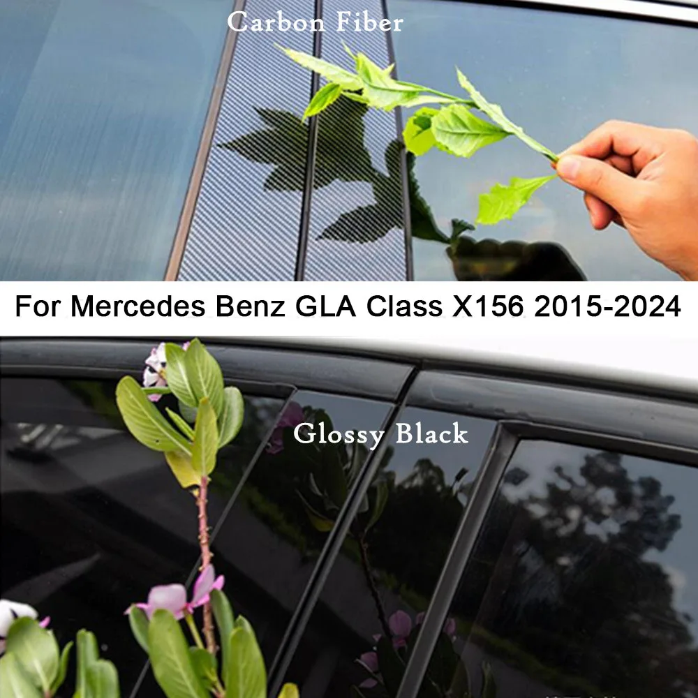 Avto Materialu PC Steber Post Pokrov, Vrata, Trim Okno Oblikovanje Nalepke Ploščo Pribor Za Mercedes Benz GLA Razred X156 2015-2024